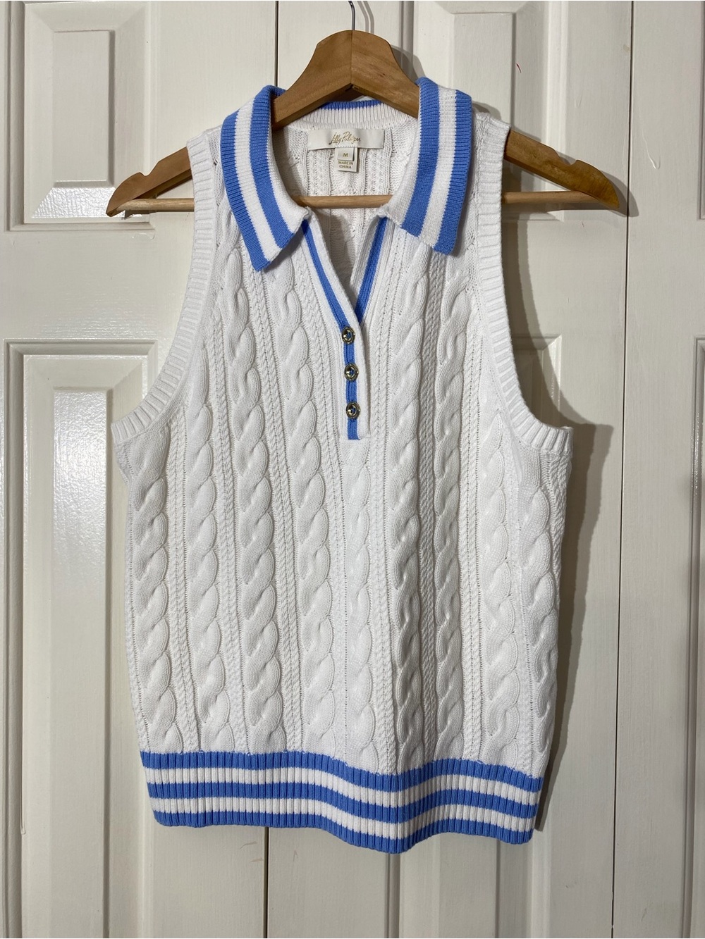 Lilly Pulitzer Suzette Polo Sweater Tank